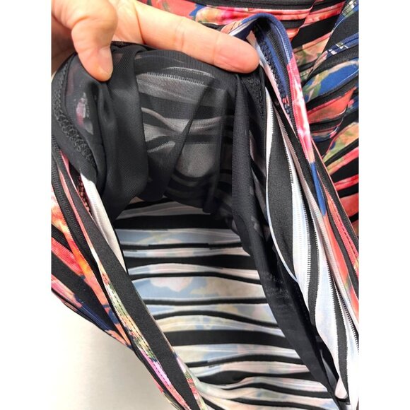 Joseph Ribkoff artsy floral Sheath knit Dress size 12 - Picture 8 of 9